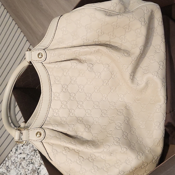 Gucci tote sukey medium monogram leather guccissima shoulder bag - Picture 7 of 9